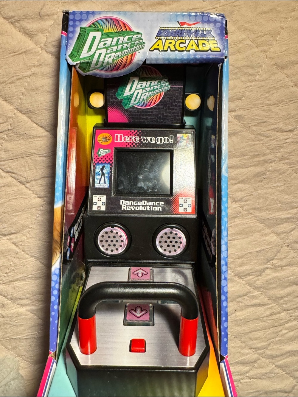 Arcade Machine hand held Toy - Black/Red